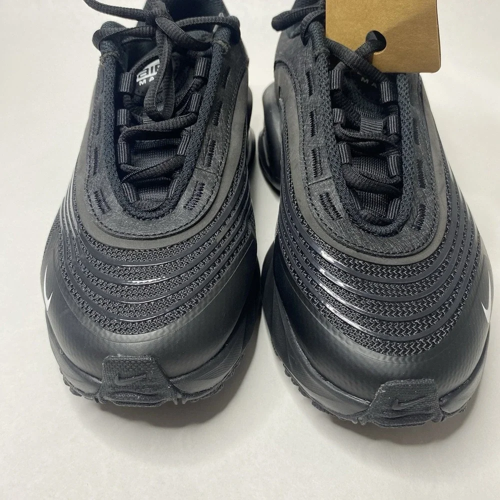Nike Air Max IF2622-002‎ Black White Kids Sneaker 4.5Y Comfort Athletic Casual